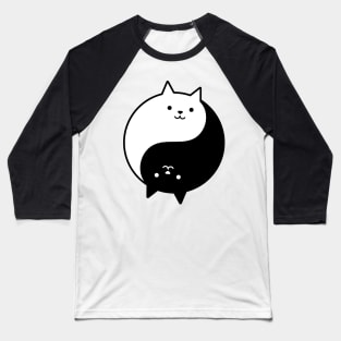 yin yang cats Baseball T-Shirt